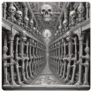 Skull and Skeleton Art Print